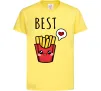 Детская футболка Best friends фрі Лимонный фото