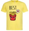 Мужская футболка Best friends фрі Лимонный фото