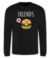 Свитшот Best friends Бургер Черный фото