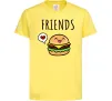 Дитяча футболка Best friends Бургер Лимонний фото