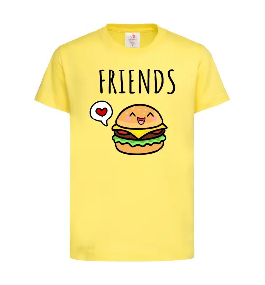 Детская футболка Best friends Бургер Лимонный фото