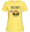 Жіноча футболка Best friends Бургер Лимонний фото