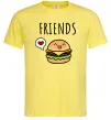 Мужская футболка Best friends Бургер Лимонный фото