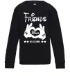 Дитячий світшот Disney friend since Чорний фото