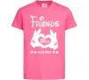 Дитяча футболка Disney friend since Яскраво-рожевий фото