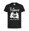 Детская футболка Disney friend since Черный фото