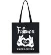 Эко-сумка Disney friend since Черный фото
