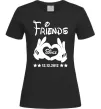 Женская футболка Disney friend since Черный фото