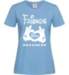 Женская футболка Disney friend since Голубой фото