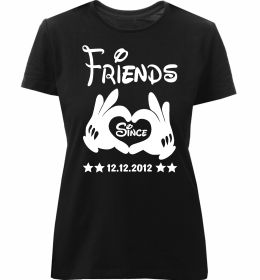 Женская премиум футболка Disney friend since