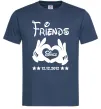 Мужская футболка Disney friend since Темно-синий фото