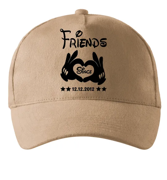 Кепка Disney friend since Песочный фото