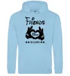 Жіноча толстовка (худі) Disney friend since Блакитний фото