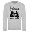 Свитшот Disney friend since Серый меланж фото