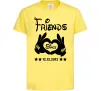 Дитяча футболка Disney friend since Лимонний фото