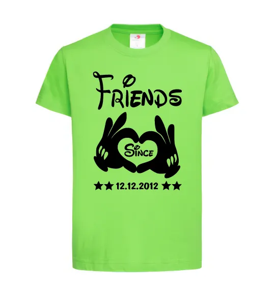 Детская футболка Disney friend since Лаймовый фото