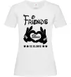 Женская футболка Disney friend since Белый фото