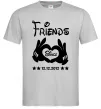 Мужская футболка Disney friend since Серый фото