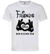 Мужская футболка Disney friend since Белый фото