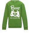 Детский Свитшот Disney best since Лаймовый фото