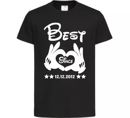 Детская футболка Disney best since Черный фото