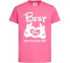 Детская футболка Disney best since Ярко-розовый фото