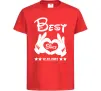 Детская футболка Disney best since Красный фото