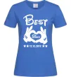 Женская футболка Disney best since Ярко-синий фото