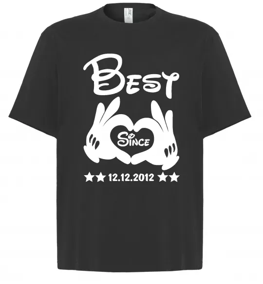 Футболка Оверсайз Disney best since Черный фото