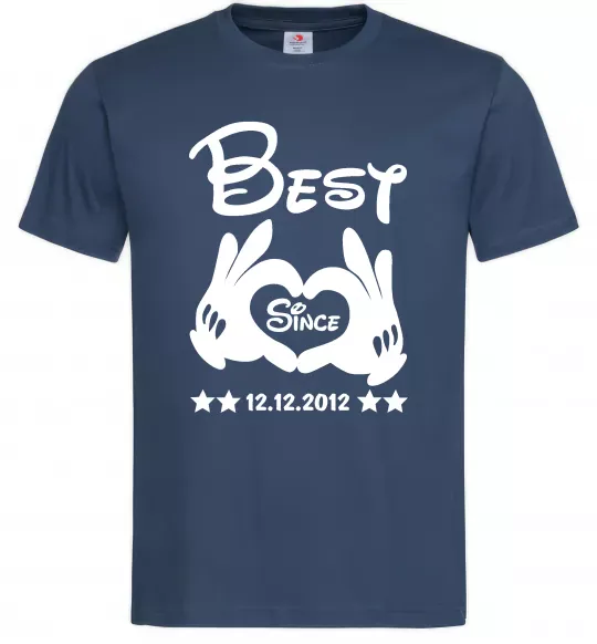 Мужская футболка Disney best since Темно-синий фото