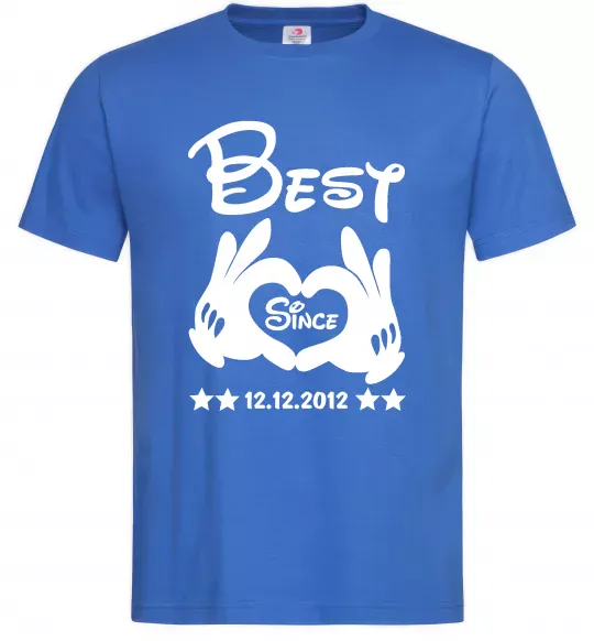 Мужская футболка Disney best since Ярко-синий фото