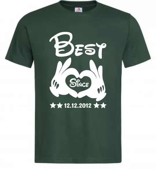 Мужская футболка Disney best since Темно-зеленый фото