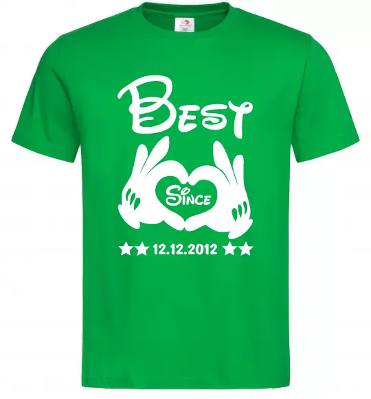 Мужская футболка Disney best since Зеленый фото
