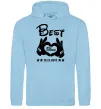 Чоловіча толстовка (худі) Disney best since Блакитний фото