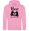 Женская толстовка (худи) Disney best since Розовый фото