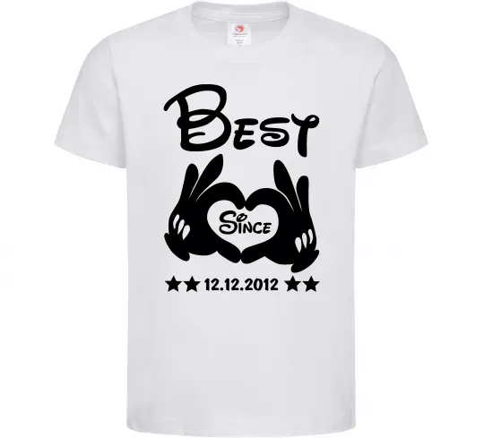 Детская футболка Disney best since Белый фото