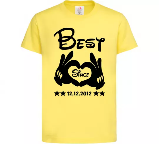 Детская футболка Disney best since Лимонный фото