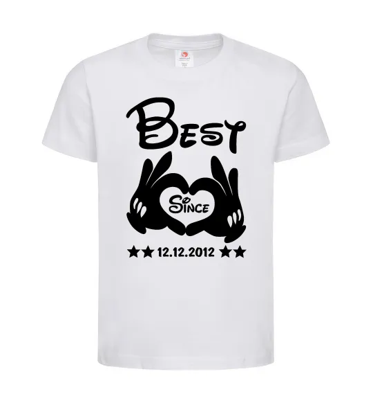 Детская футболка Disney best since Белый фото