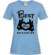 Женская футболка Disney best since Голубой фото