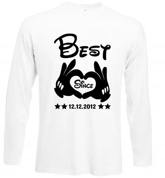 Лонгслив Disney best since Белый фото