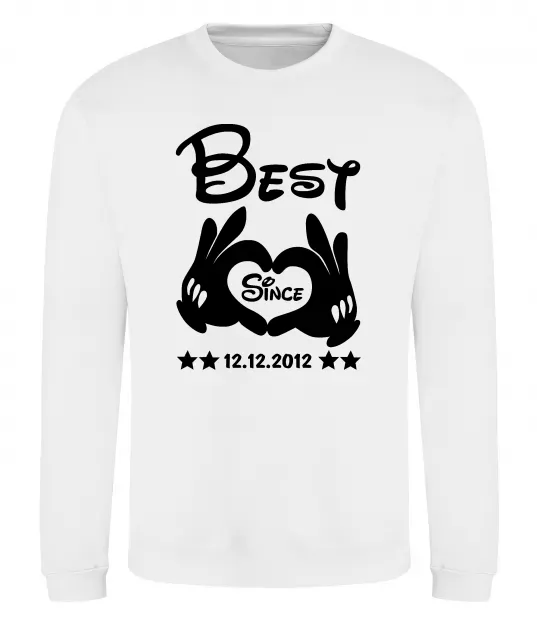 Світшот Disney best since Білий фото