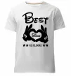 Чоловіча преміум футболка Disney best since Білий фото