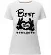 Женская премиум футболка Disney best since Белый фото