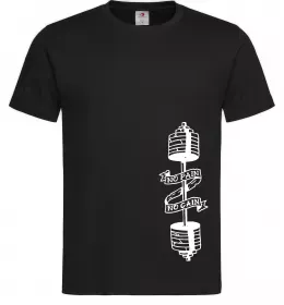 Чоловіча футболка No pain, no gain Штанга Чорний фото