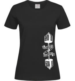 Жіноча футболка No pain, no gain Штанга Жіноча футболка No pain, no gain Штанга