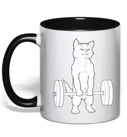 Чашка з кольоровою ручкою