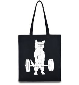 Эко-сумка Кіт з штангою Эко-сумка Кіт з штангою