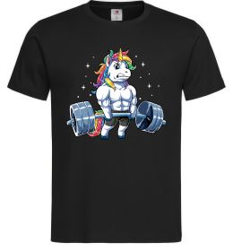 Мужская футболка Єдиноріг з штангою