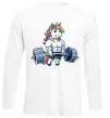 Лонгслив Єдиноріг з штангою Белый фото