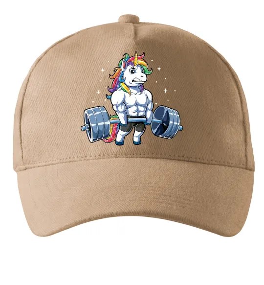 Кепка Єдиноріг з штангою Песочный фото
